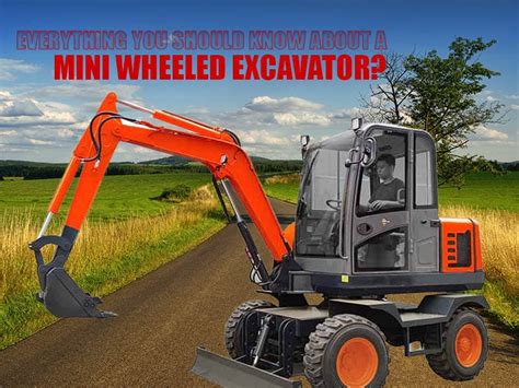 used mini excavator on wheel|compact wheeled excavator.